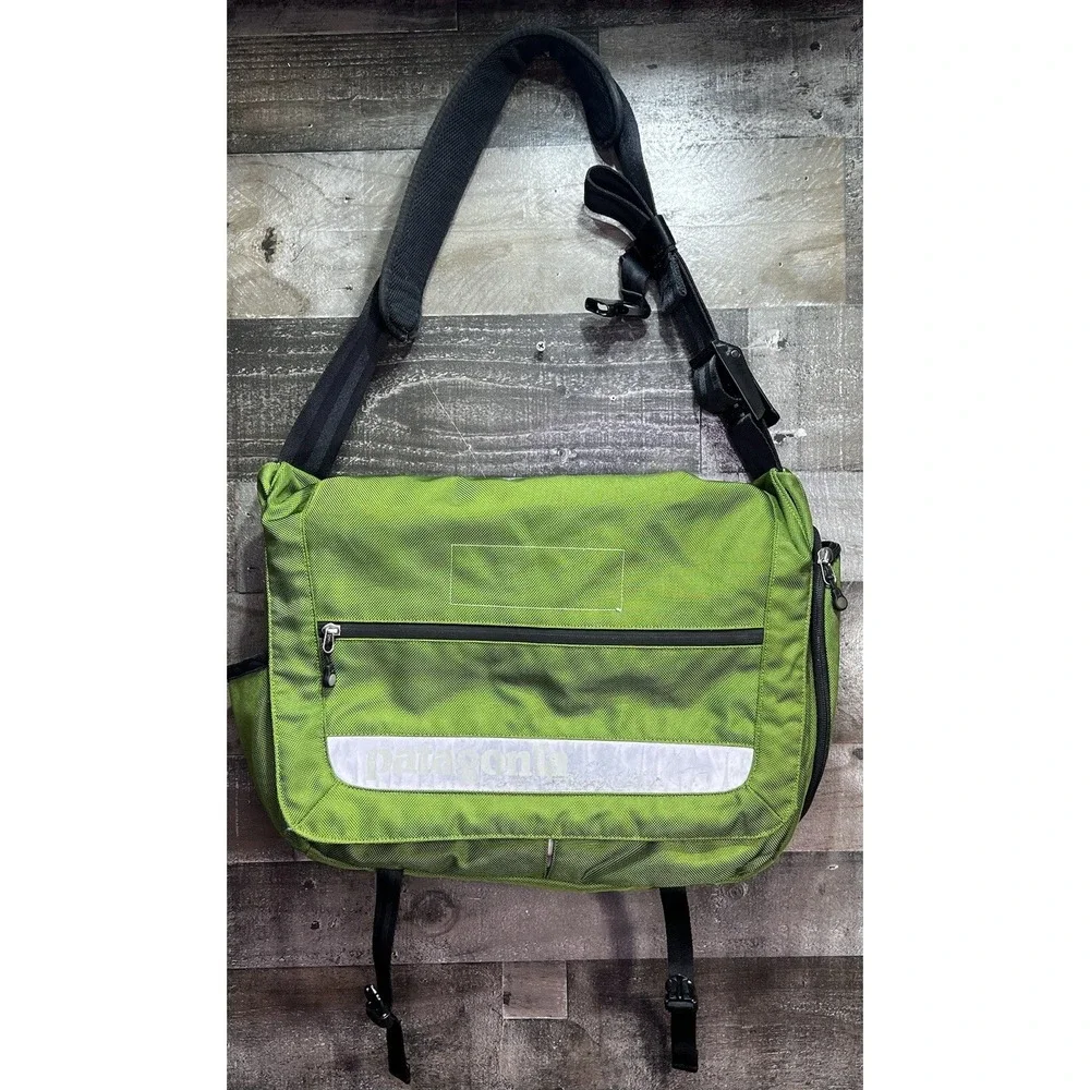 Patagonia Messenger Bag Shoulder Crossbody Laptop Green